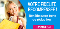 fidelite, programme de fidelite, fidelisation, cheque cadeau, coupon de reduction, code avantage