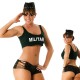 Déguisement sexy Uniforme militaire mini short camouflage