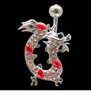Piercing de nombril Crystal Evolution Dragon