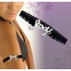 Bracelet tour de bras sexy en dentelles noir bijou message "Sexy"