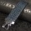 Large bracelet en strass couleur bleu métal, fermeture coeur métal et strass cristal