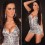 Mini robe argent décolleté plongeant et dos nu