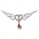 Chaine de taille avec piercing de nombril