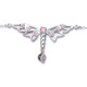 Chaine de taille avec piercing de nombril