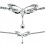 Chaine de taille avec piercing en acier chirurgical motif libellule en strass fantaisie