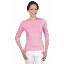 Tee-shirt couleur unis femme, manches 3/4