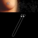 Faux piercings t&eacute;ton menottes et chainette