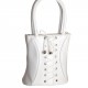 Sac à main Corset blanc, Petit modèle
