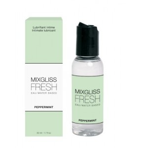 Lubrifiants base d'eau parfum Menthe Peppermint MixGliss