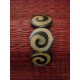 Bracelet ethnique en corne motif petites spirales