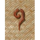 Boucles d oreilles en bois faux ecarteur