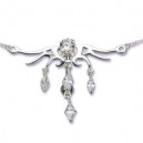 Chaine de taille avec piercing de nombril