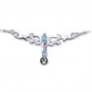 Chaine de taille avec piercing pour nombril