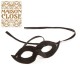 Masque loup velours & strass